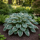 Blue & White Hosta fully grown plant