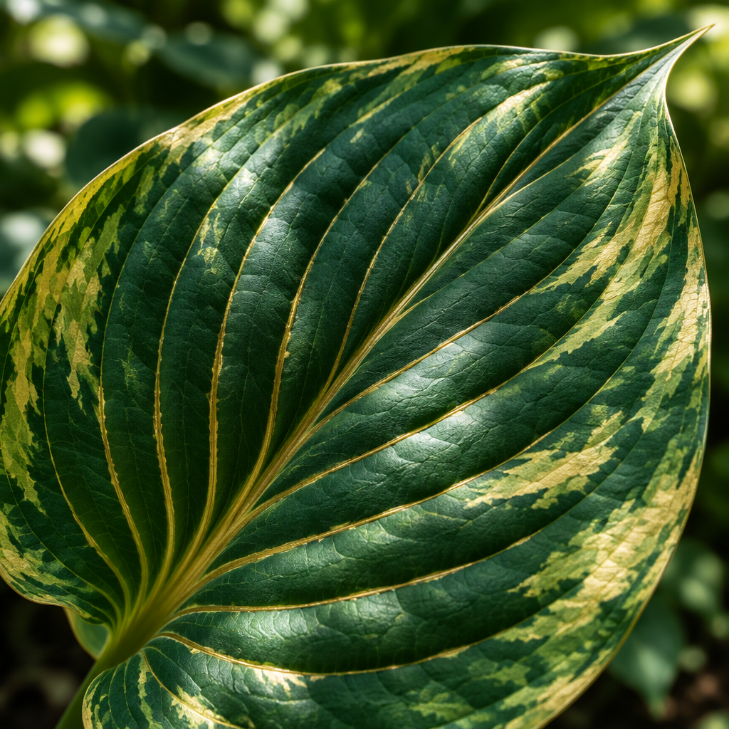 Jade Gild imagined textured green and gold leaf detail